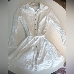 Zara white dress